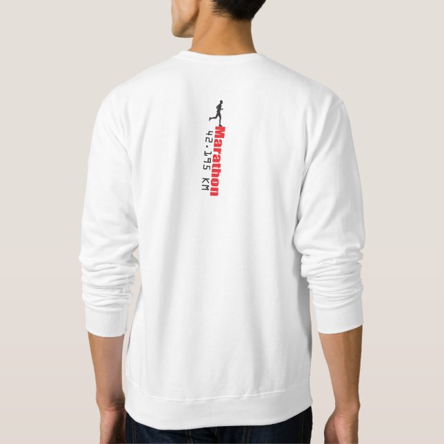 Moletom Camisola de corredor de maratona à venda (Verso)