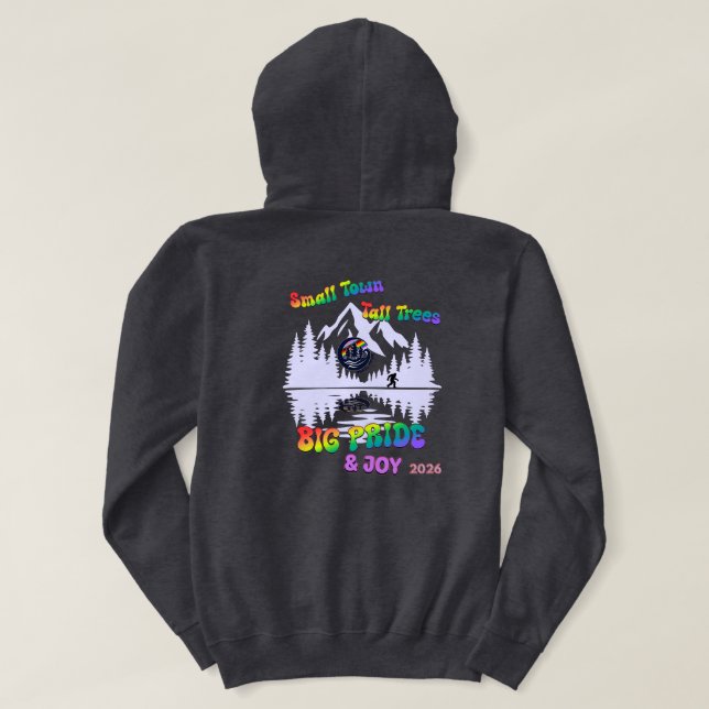 Moletom Camisola de Design do Festival Pride 2026 (Verso do Design)