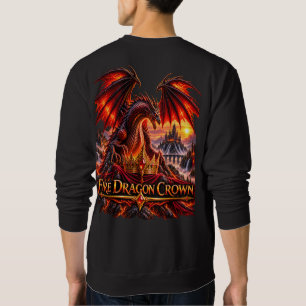 Moletom Camisola de dragão fantasia Coroa de Dragão de Fog