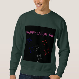 Moletom Camisola de Feliz Dia do Trabalhador Estrelas Patr