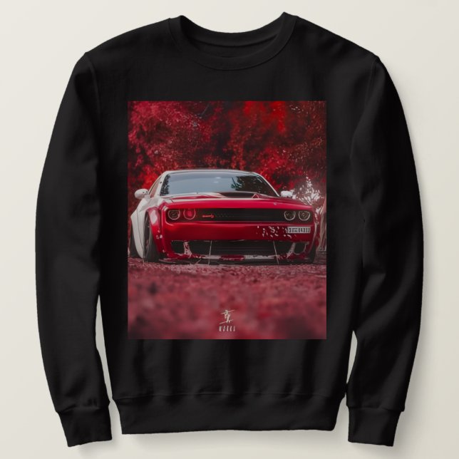 Moletom camisola de frio,carro (Frente do Design)