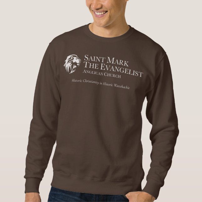 Moletom Camisola de frio masculina de St. Mark's Anglicana (Frente)