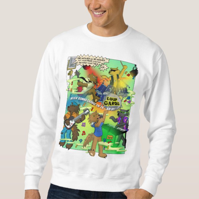 Moletom Camisola de frio masculina LOUP GAROU (Frente)