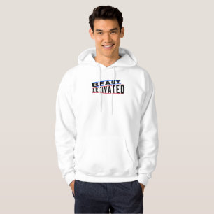 Moletom Camisola de Hoodie Ativada da Besta Negra Azul