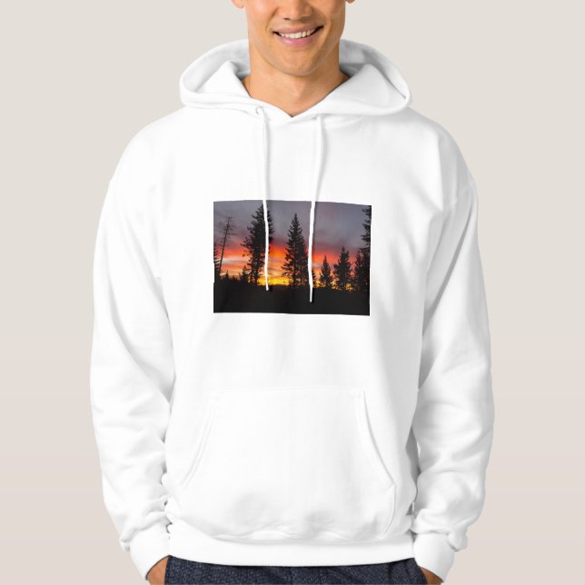 Moletom Camisola de Hoodie, Oregon Sunrise (Frente)