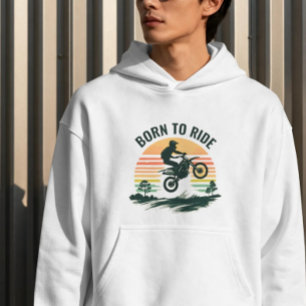 Moletom Camisola de manga comprida Retro Sunset para motoc