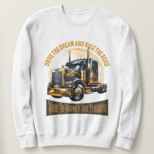 Moletom Camisola de motorista de caminhão