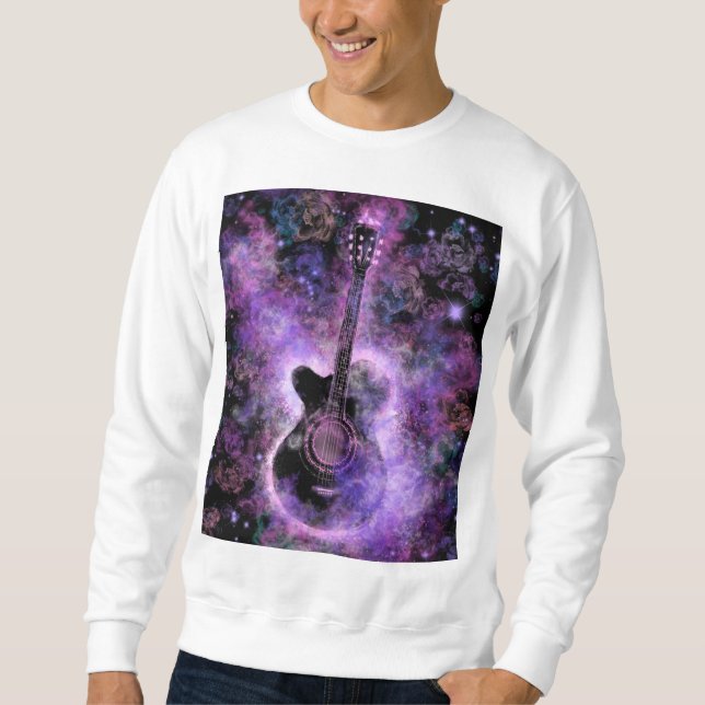 Moletom Camisola de Música de Guitarra (Frente)