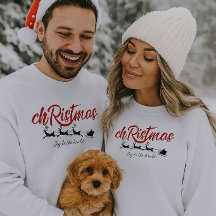 Camisola de Natal combinando para casal