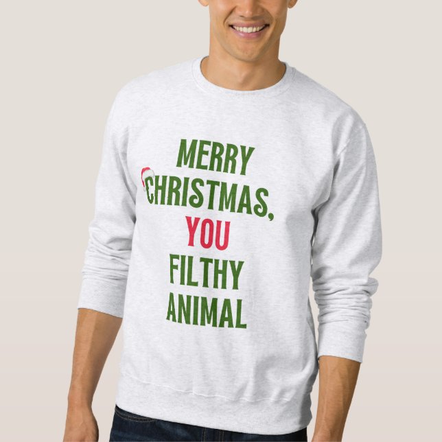 Moletom Camisola de Natal, Ya suja Animal, Sweater (Frente)