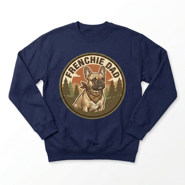 Moletom Camisola de Pai Frenchie French Bulldog Presente p (Criador carregado)