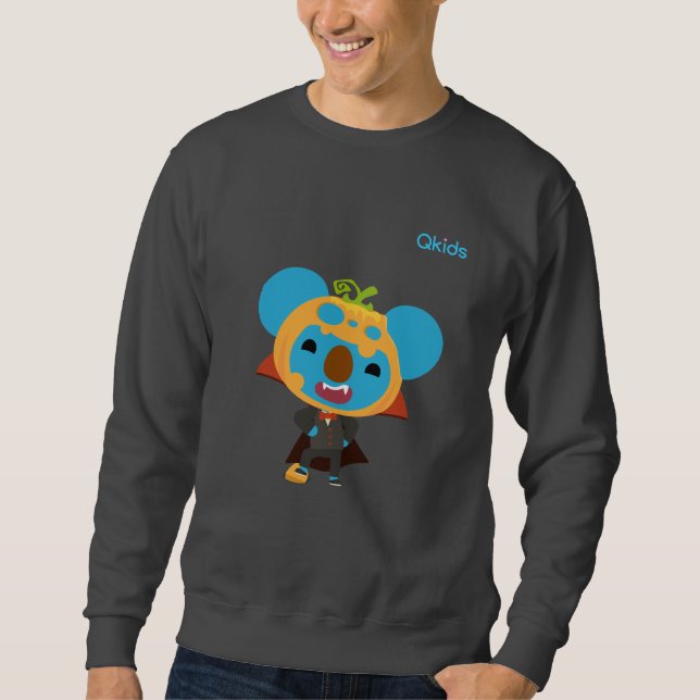 Moletom Camisola de Qkids (Koby o Dia das Bruxas) (Frente)