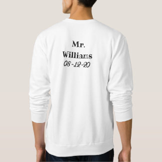 Moletom camisola de recem casados