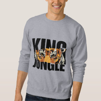 Moletom Camisola de suor masculina King of Jungle Tiger