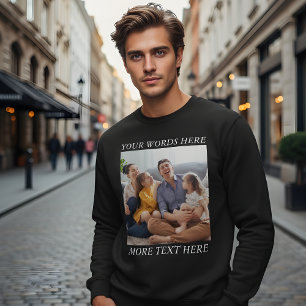 Moletom Camisola de suor personalizada com memória de foto