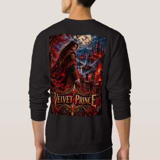 Moletom Camisola de Veludo Príncipe Vampiro Gótico