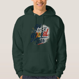Moletom Camisola Desportiva Inspiradora Go for Goooal 2026