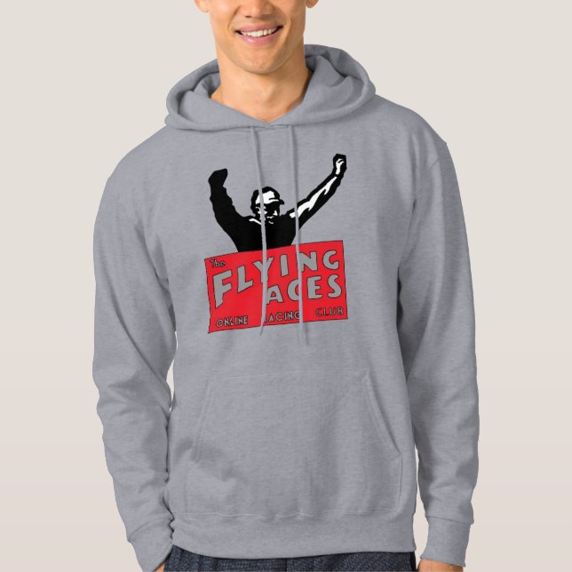 Moletom Camisola do cinza dos áss de vôo (Frente)