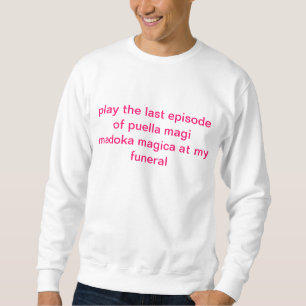 Moletom camisola do magica do madoka