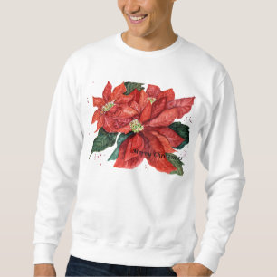 Moletom Camisola do Natal da poinsétia