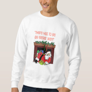 Moletom Camisola do Natal do percalço da chaminé do papa