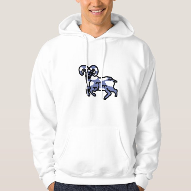 Moletom Camisola do Zodíaco Carneiro Céu – Presente de Ide (Frente)
