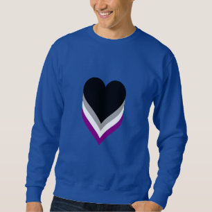 Moletom Camisola dos corações do orgulho do Asexuality