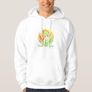 Moletom Camisola encapuçado da agilidade de border collie