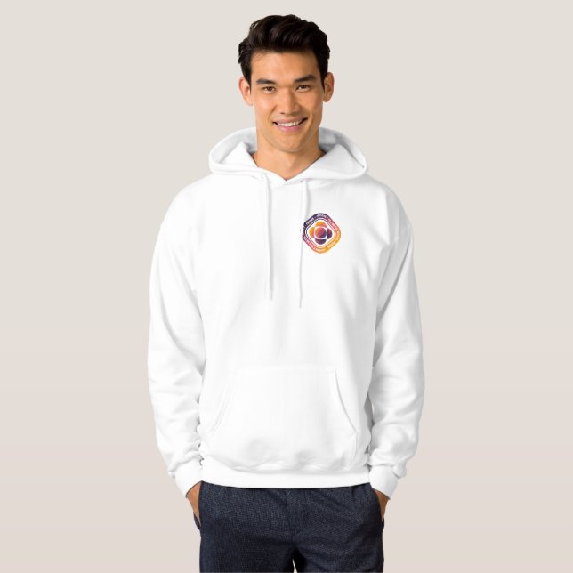 Moletom Camisola encapuçado da missão da psique (Frente Completa)