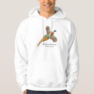Moletom Camisola encapuçado do faisão Necked do anel