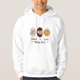 Moletom Camisola encapuçado do pólo aquático do amor da