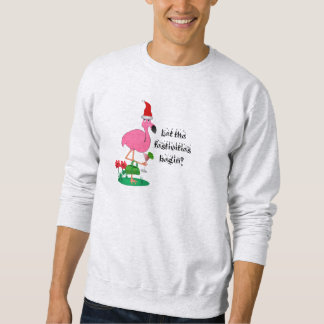 Moletom Camisola engraçada do flamingo do Natal