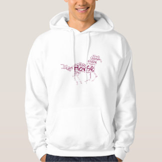 Moletom Camisola Feminina de Frottê Horse Word Cloud – Equ
