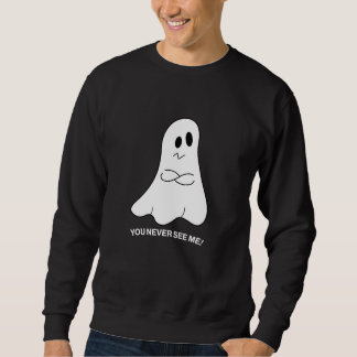 Moletom Camisola Funny Ghost para Homens – Você Nunca Me V