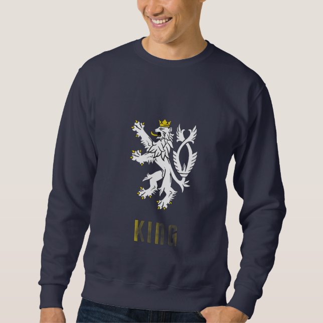Moletom Camisola King Lion Crest (Frente)