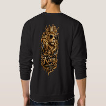 Camisola King Lion Crown – Bold Masculino Royal
