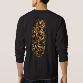 Moletom Camisola King Lion Crown – Bold Masculino Royal 