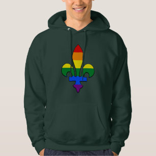 Moletom Camisola LGBT de pulgas-de-lis