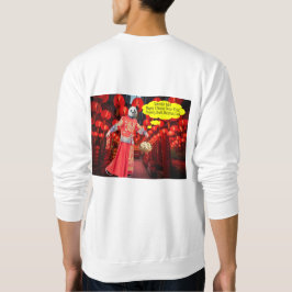 Moletom camisola masculina. Feliz Ano Novo Chinês. Panda/m