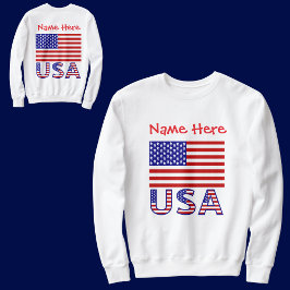 Moletom Camisola masculina personalizada com a bandeira am
