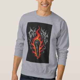 Moletom Camisola na moda: Grafite de Lixo Mic