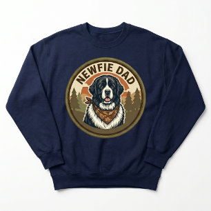 Moletom Camisola Newfie Dad Crewneck Cão de Terra Nova Pre