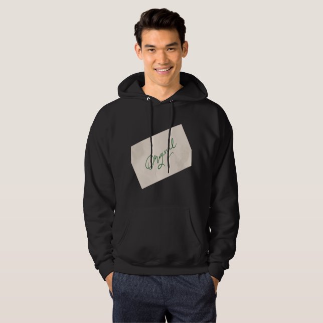 Moletom Camisola Original 1 Preta Masculina (Frente Completa)