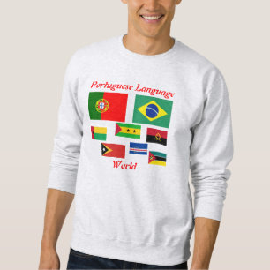 Moletom Camisola portuguesa do mundo da língua