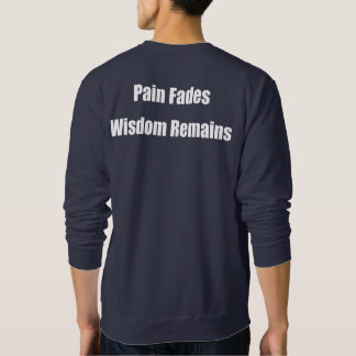 Moletom Camisola preta de gola redonda para homens com vib
