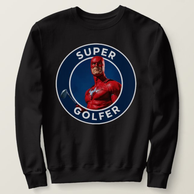 Moletom Camisola Super Golfer (Frente do Design)
