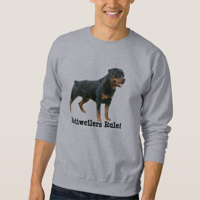 Moletom Camisola unisex de Rottweiler (Frente)