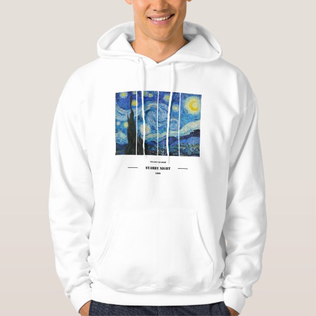 Moletom Camisola Vincent Van Gogh Noite Estrelada (Frente)