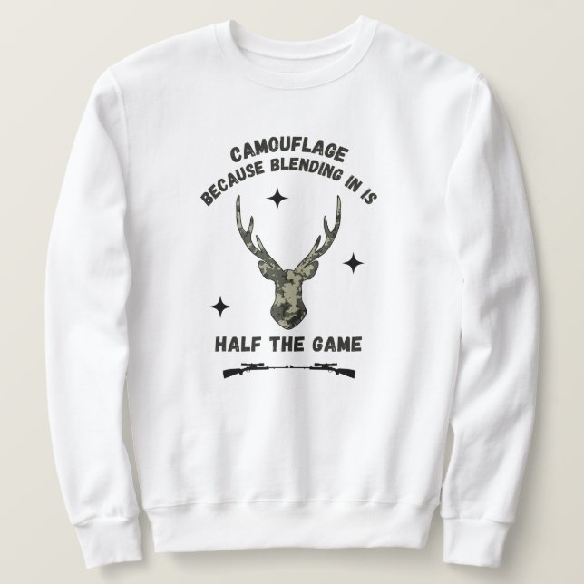 Moletom Camouflage Encantado | Deer Hunting (Frente do Design)