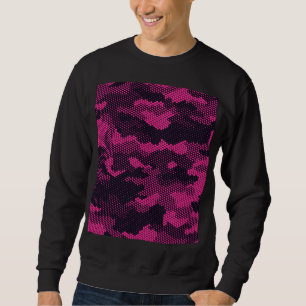 Moletom Camouflage hexagonal, fundo de textura militar
